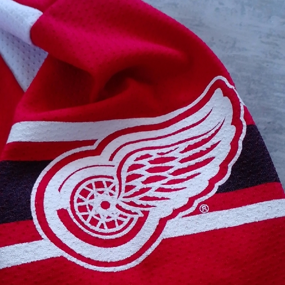 VINTAGE 90s NHL Detroit Red Wings Jersey UNISEX TEAM GLASGOW - Picture 5 of 7